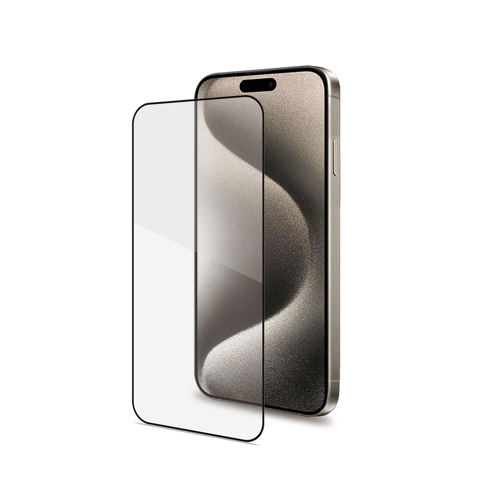 Celly Nero Vetro Pieno Iphone 16 Pro Bk (Apple Iphone 16 Pro), Pellicola Protettiva Smartphone, - Immagine 2