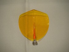 Vintage Style Amber Transparent Bug Rain Air Wind Snow Deflector Bi Flector