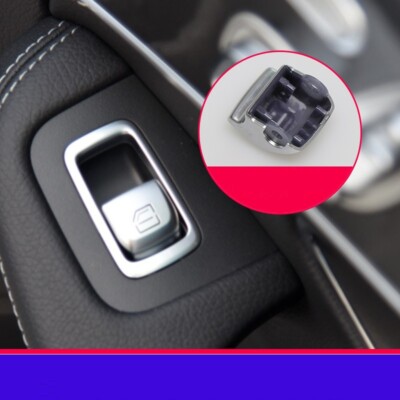 LST Fensterheber Schalter Abdeckung Silber Für Mercedes W205 C253 - 2er Set