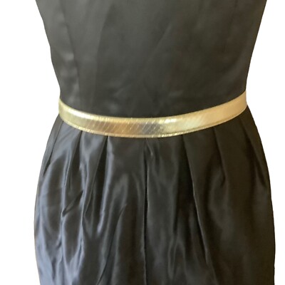 Vtg jana Gold Genuine Snake Skin Belt Women Size Medium Waist‎ 27-31\