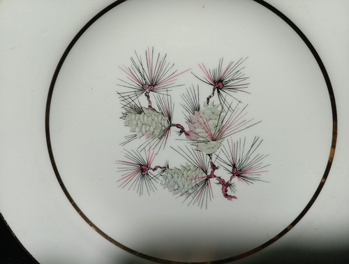 6 Cunningham & Pickett 6" Bread Plates Princess Pattern Alliance Oh. - Picture 3 of 7