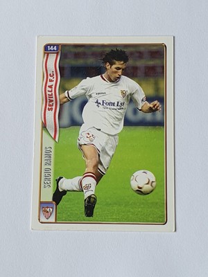 Carte De Joueur Rookie Sergio Ramos 2004 - Panini Mundicromo La Liga #144 - Notée PSA 6