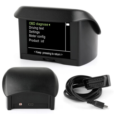 ANCEL Car Digital Computer Display Auto Speed Fuel Consumption Temperature Gauge