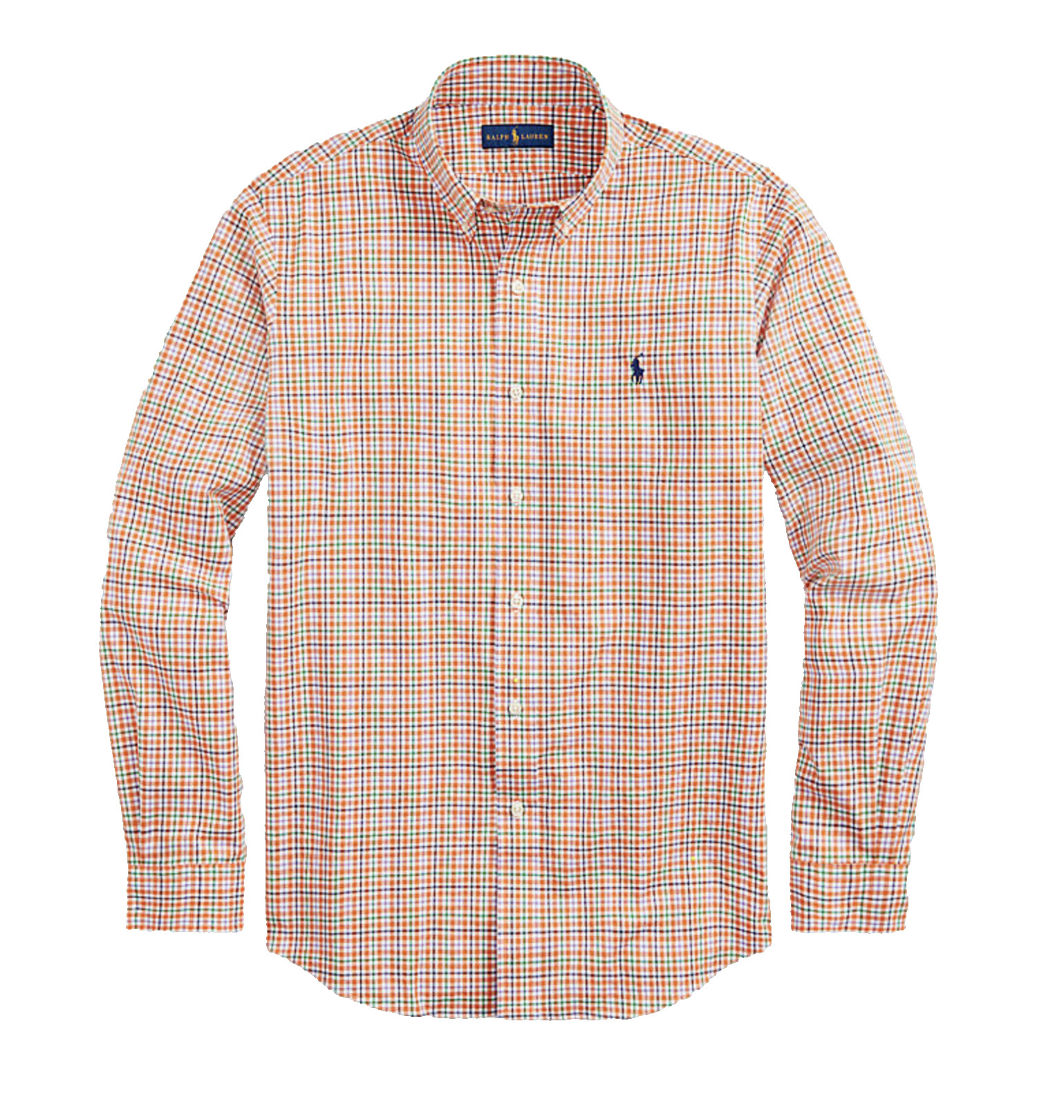 Polo Ralph Lauren Plaid Stretch Poplin Slim Fit Shirt Heritage College M