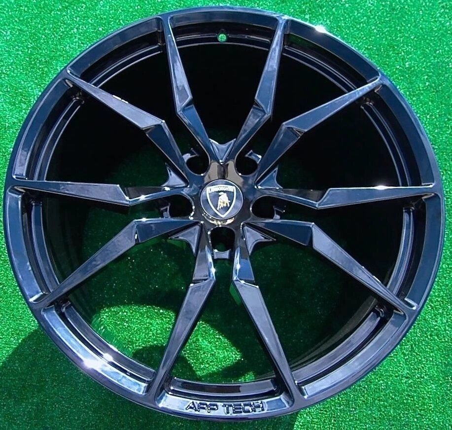 Tapa central de rueda Lamborghini de fábrica nueva original genuina OEM Gold Bull Centre Foto 4 de 4