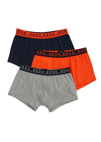 Paquete múltiple de 3 baúles elásticos de algodón para hombre Hugo Boss Q18115 talla M