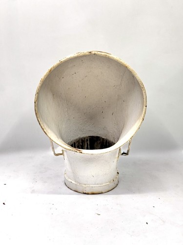 Embudo ventilador aire barco hierro pieza vintage - decoración de carga de salvamento náutico - Imagen 5 de 15