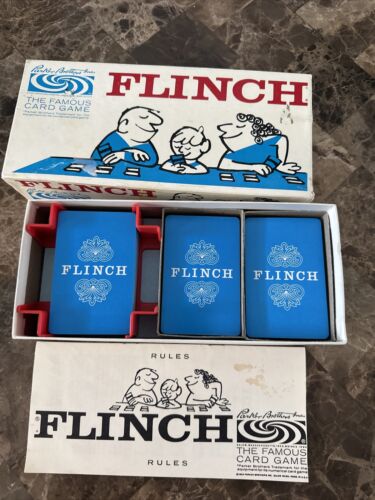Juego de cartas Flinch 1963 completo Parker Brothers con instrucciones - Imagen 1 de 6