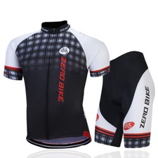 Men Bike Cycling Jersey Shorts Kits Team Riding Race Shirt Pants Outfits Set