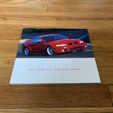 1999 SVT Ford Mustang Cobra Vintage Car Sales Brochure Catalog OEM