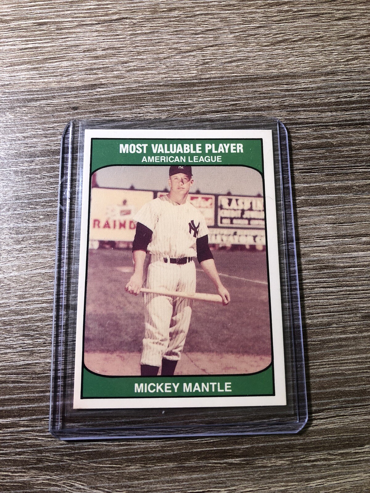 1985 TCMA Most Valuable Player Card MICKEY MANTLE Yankees, HOF eBay