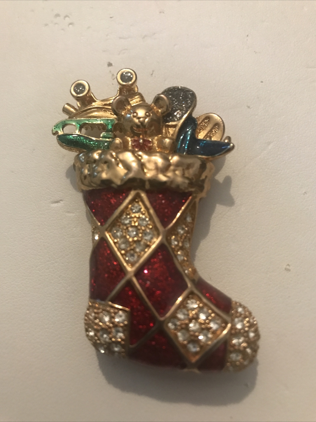 Christopher Radko stocking pin - image 1