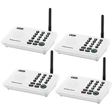 10Channel Call All FM Wireless Intercom Office Room to Room Communication System