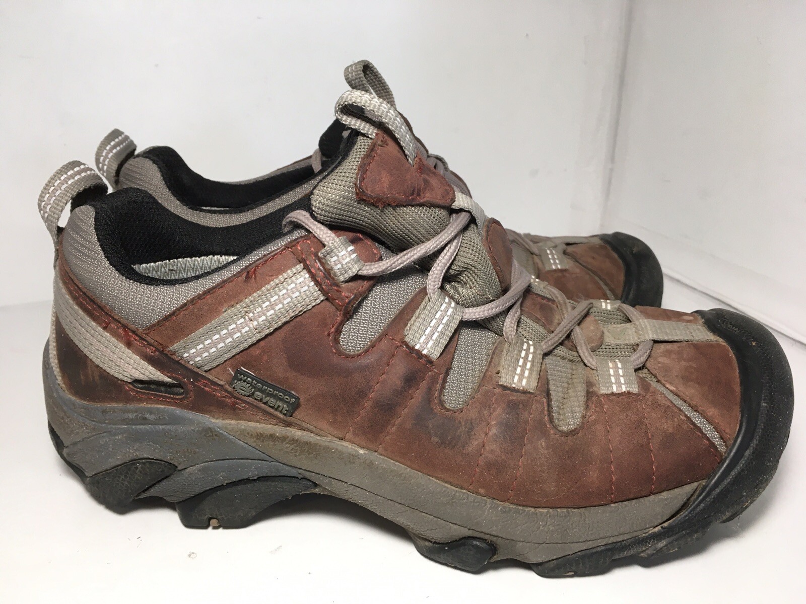 Scarpe da trekking KEEN Targhee II in pelle marrone da donna taglia 7 5