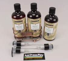 Beekman 1802 Sweet Grass Goat Milk Hand + Body Wash x2 + Lotion 12.5 oz w/ Caddy