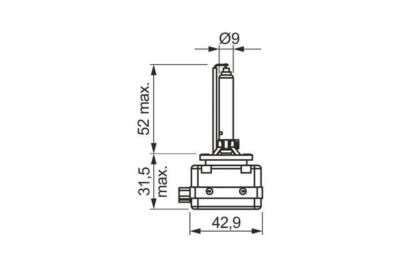 Bosch 1 987 302 907 Entladungslampe für VW