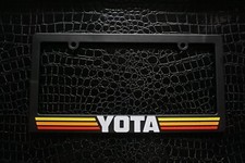 Retro Trd Stripes Classic Scheme Yota License Plate Frame For Toyota Retro Trd Stripes Classic Scheme Yota License Plate Frame For Toyota