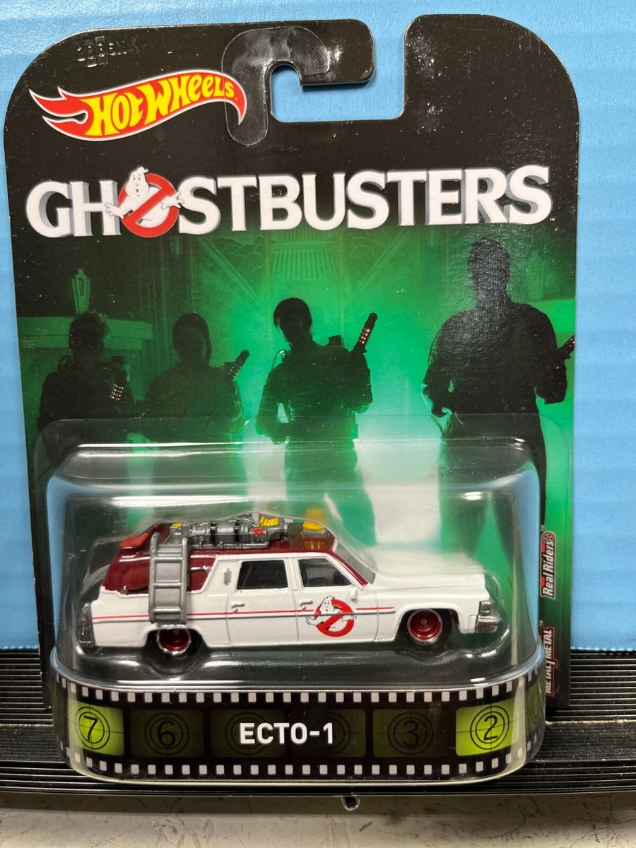 ミニカー Hot Wheels Real Riders AMBULANCE 1/64 HOT WHEELS REAL RIDERS GHOSTBUSTERS ECTO-1 CADILLAC