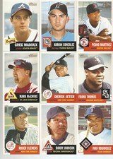 2002 Topps HERITAGE Complete BASE SET 352 cards