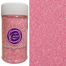 Sentovac Light Pink Sanding Sugar for Baking Edible Sparkling Sugar Sprinkles  
