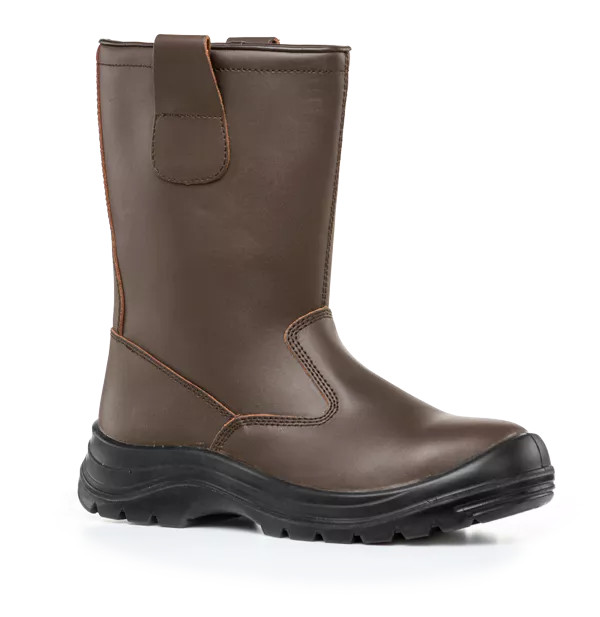 Bottes de sécurité fourrées S3 pour chantiers d'hiver et travaux extérieurs