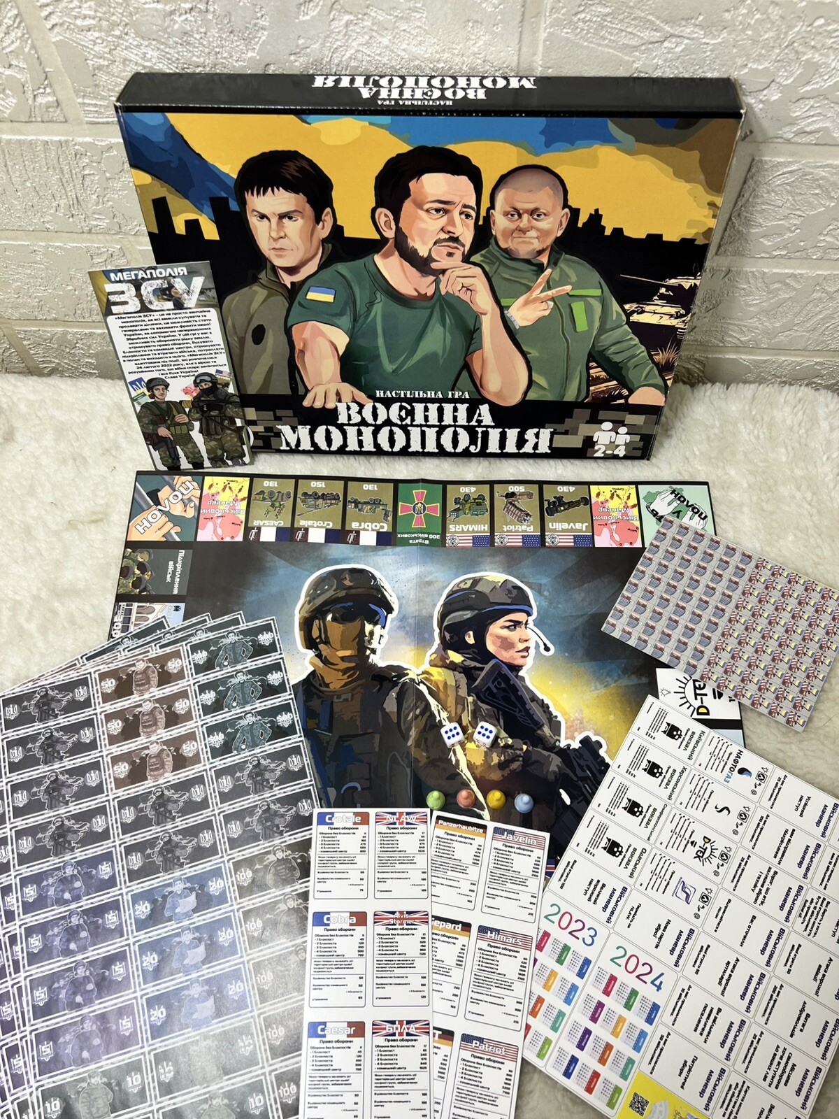 MONOPOLY WAR in UKRAINE Family board game 