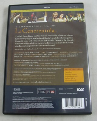 Rossini La Cenerentola 2 DVD 2006 Italian Opera Jurowski