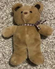 Vintage Dakin 1985 Teddy Bear Velvet Nose 14" Plush Stuffed Animal Tawny Brown