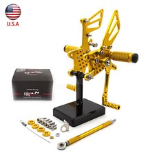 For Suzuki GSXR600/750 2000-2005 GSXR1000 2001 2002-2004 CNC Rearsets Foot Pegs