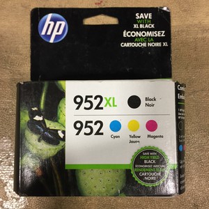 HP 952XL/952 Combo 4 Pack Ink Cartridges, Black Cyan Magenta Yellow EXP 5/2018 | eBay
