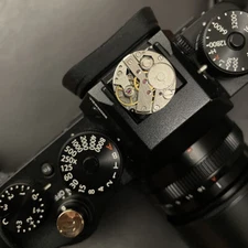 Metal Camera Hot Shoe Cover Cap Mechanism For Leica Fuji Nikon Sony Canon