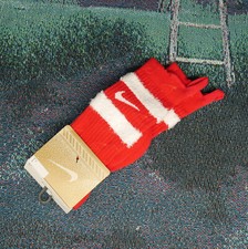 Nike Elite Crew Red Fuzzy Christmas Socks Size S-XL