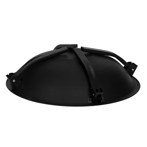 22" Four-Legged Folding Iron Brazier Wood Burning Fire Pit 22 x 22 x 18.1" - Picture 17 of 23
