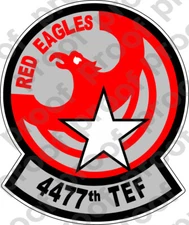 STICKER USAF 4477 TEST EVALUATION SQ