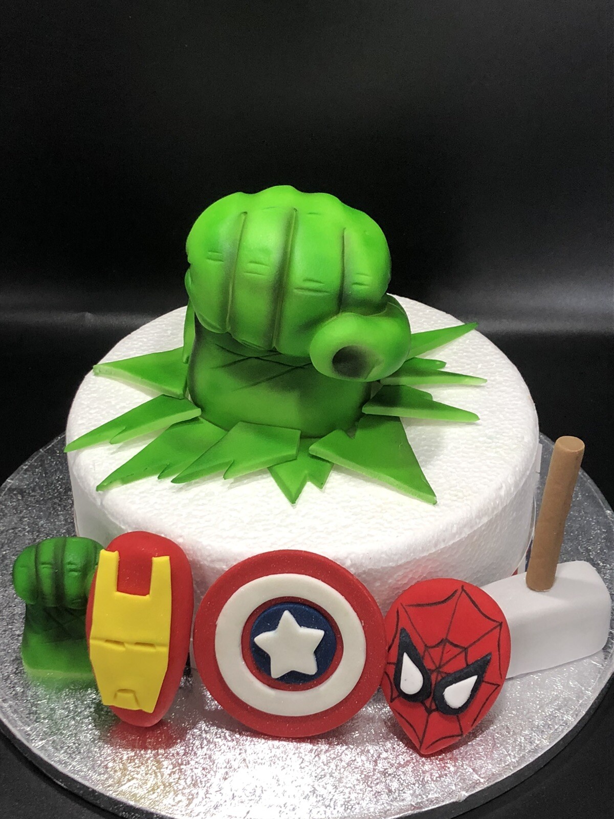 Avengers Superhero Birthday Cake Set 3D Cake Edible Toppers Decoration |  eBay