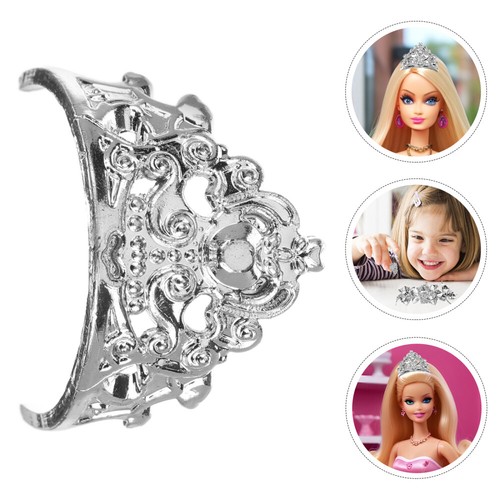 20 Pcs Mini Crowns Tiny and Tiaras Jewelry Small Trinkets for Dolls
