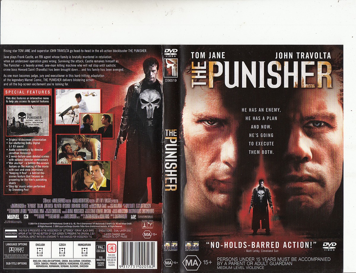 The Punisher-2004-[Tom Jane]-Marvel Enterprises-Movie ME-DVD UK