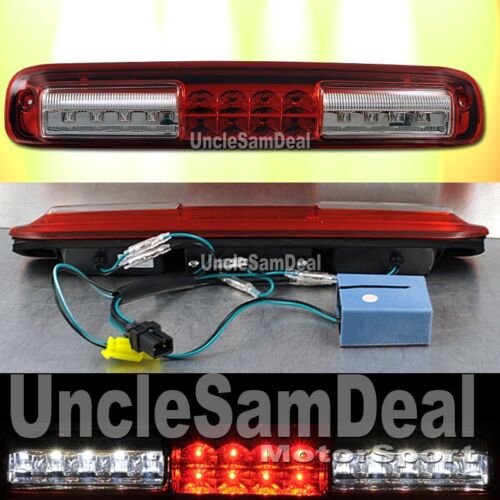 FOR SIERRA SILVERADO RED 3RD THIRD LED HIGH MOUNT STOP BRAKE LIGHTS DIRECT FIT - Picture 1 of 1