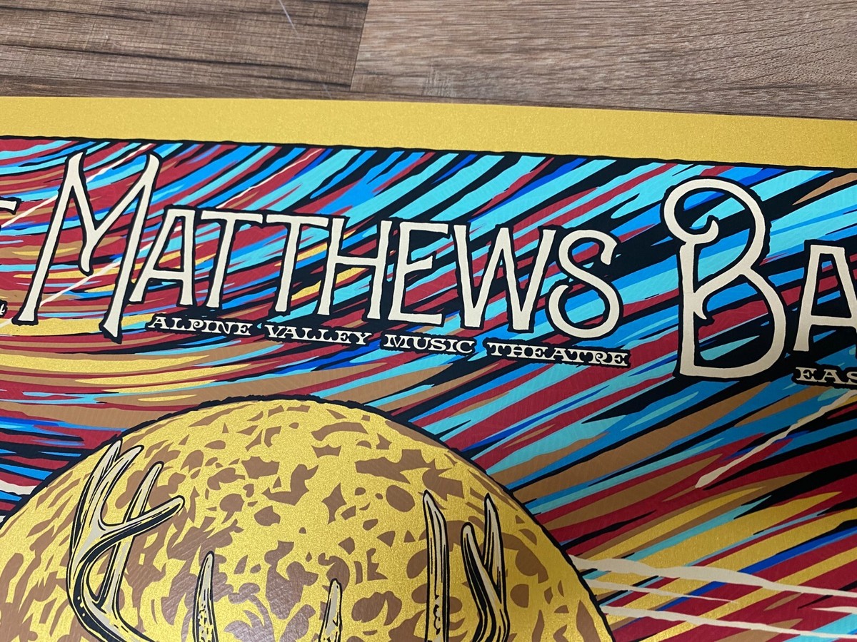 Dave Matthews Band Poster Alpine Valley Music Theatre 6/21/24 AP