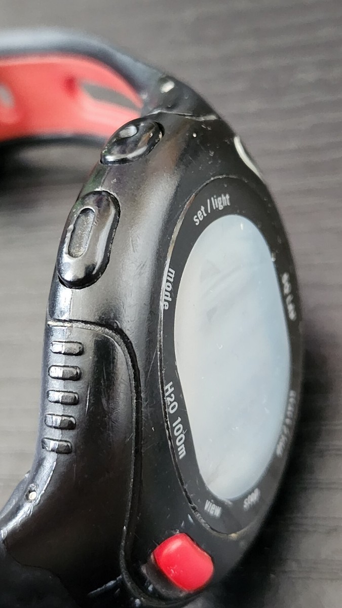 NIKE BOWERMAN WR0129 ナイキ バウワーマン デジタル腕時計 Nike Bowerman Digital Watch Black Red 100M 50 Lap Day Date