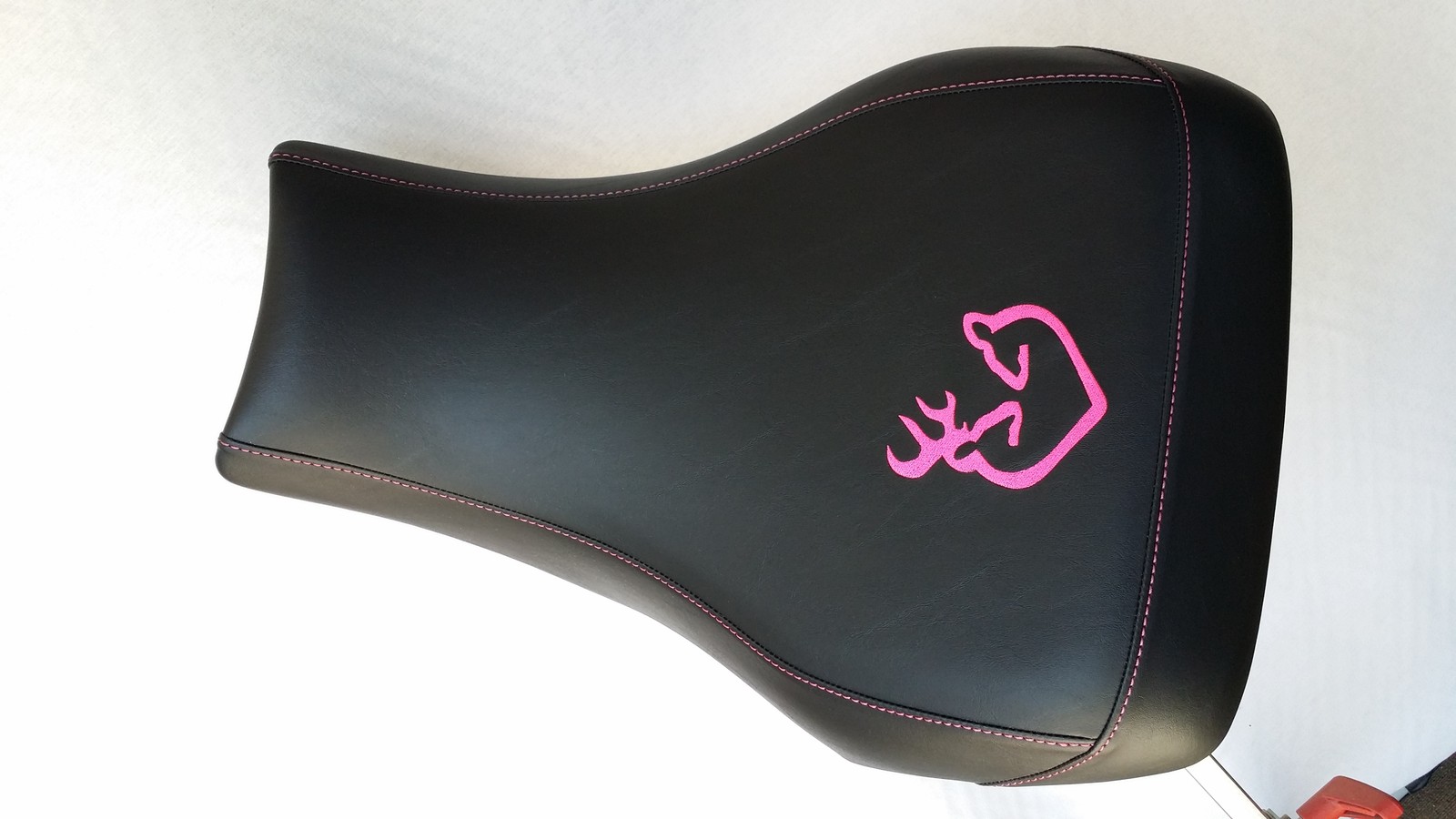 SUZUKI LT160 LT 160 seat cover HOT PINK DEER & PINK THREAD FITS ALL