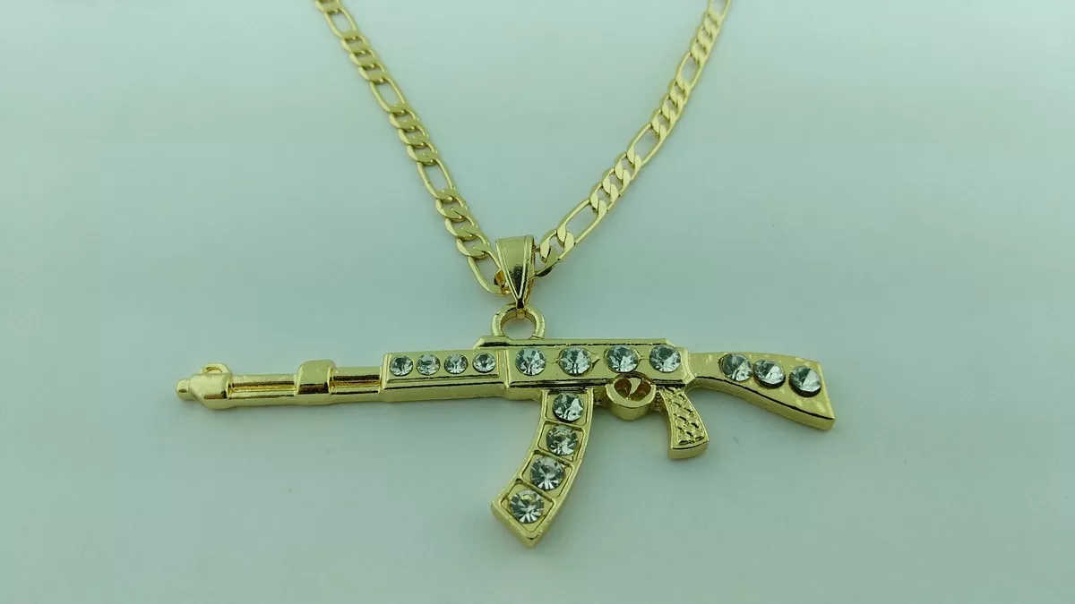 Refined Hip Hop AK 47 Gun Pendant For Men For Men Stylish Iced Out Gold And  Silver Color Alloy Rapper Jewelry L230704 From Lianwu09, $7.66 | DHgate.Com