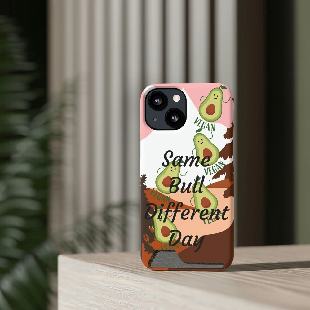 Slim Protective Phone Case with Built-in Card Holder  
