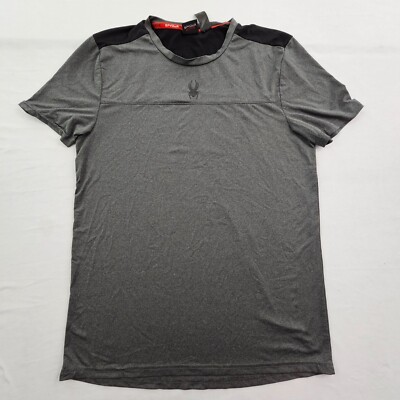Spyder Active ProWB Gray Short Sleeve Performance T-Shirt Men's L