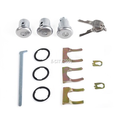 Cutlass Lock Set Door Trunk Key Kit 654394765282 Replacement Fit