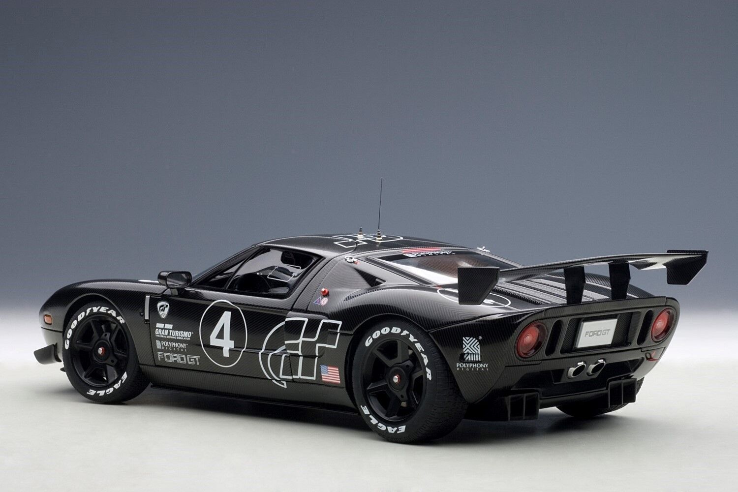 102505 Ford GT LM Race Car Spec II designed by Gran Turismo PAINTED  BODY(200mm)