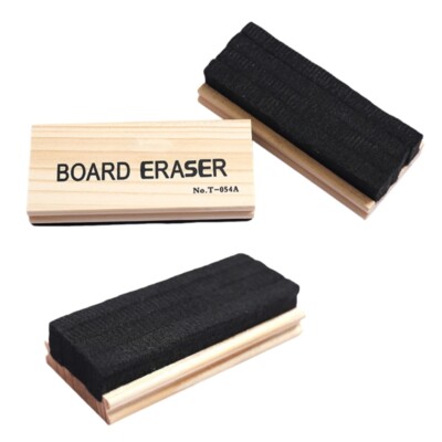 3Pcs Dustless Wool Felt Chalkboard Eraser Chalkboard Eraser for School