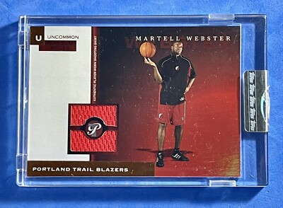 2005-06 Topps Pristine Patch Martell Webster RC Rookie 2/5 PPU-MW Trail Blazers