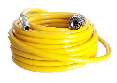 TUBO ARIA COMPRESSA SPIRALE 18 METRI FLESSIBILE PER COMPRESSORE INNESTO RAPIDO