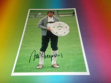 Jupp Heynckes Bayern Munich signed autograph on 20x28 photo in pers.